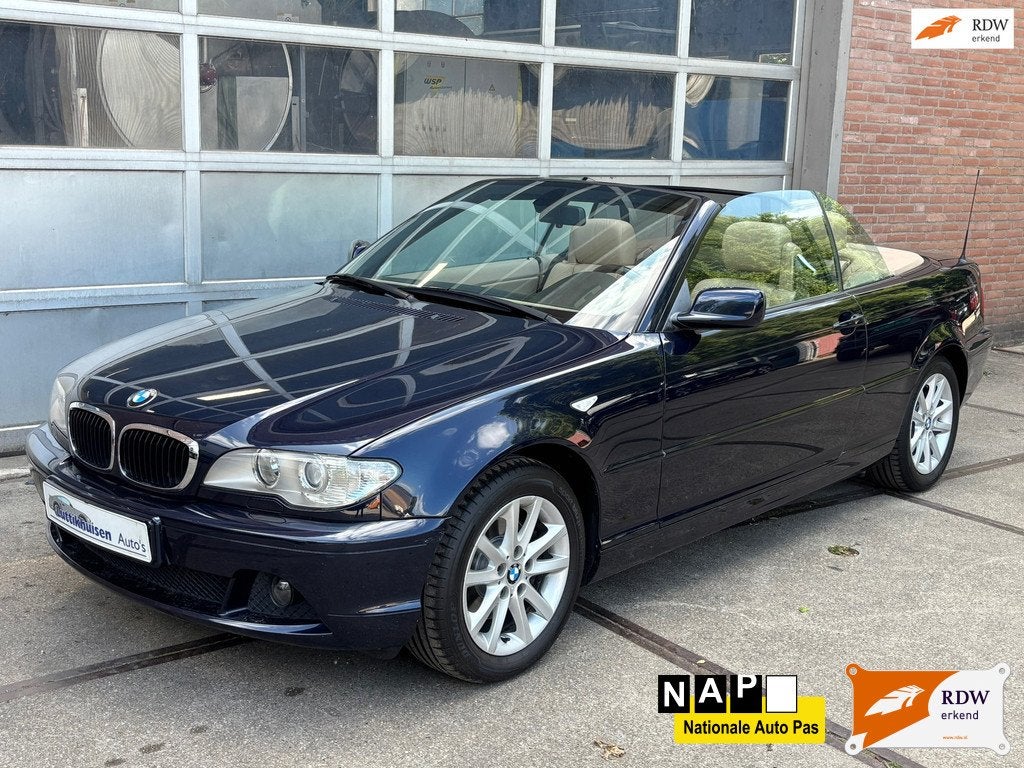 BMW 3 Serie Cabrio 318Ci,XENON,LEER,119.000KM,nIEUWSTAAT, Auto's, 13 km/l, Beige, Cabriolet, Bedrijf