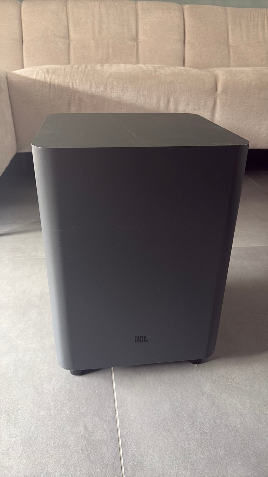 JBL Subwoofer 5.1 (losse unit), Ophalen of Verzenden, Met externe subwoofer, Gebruikt