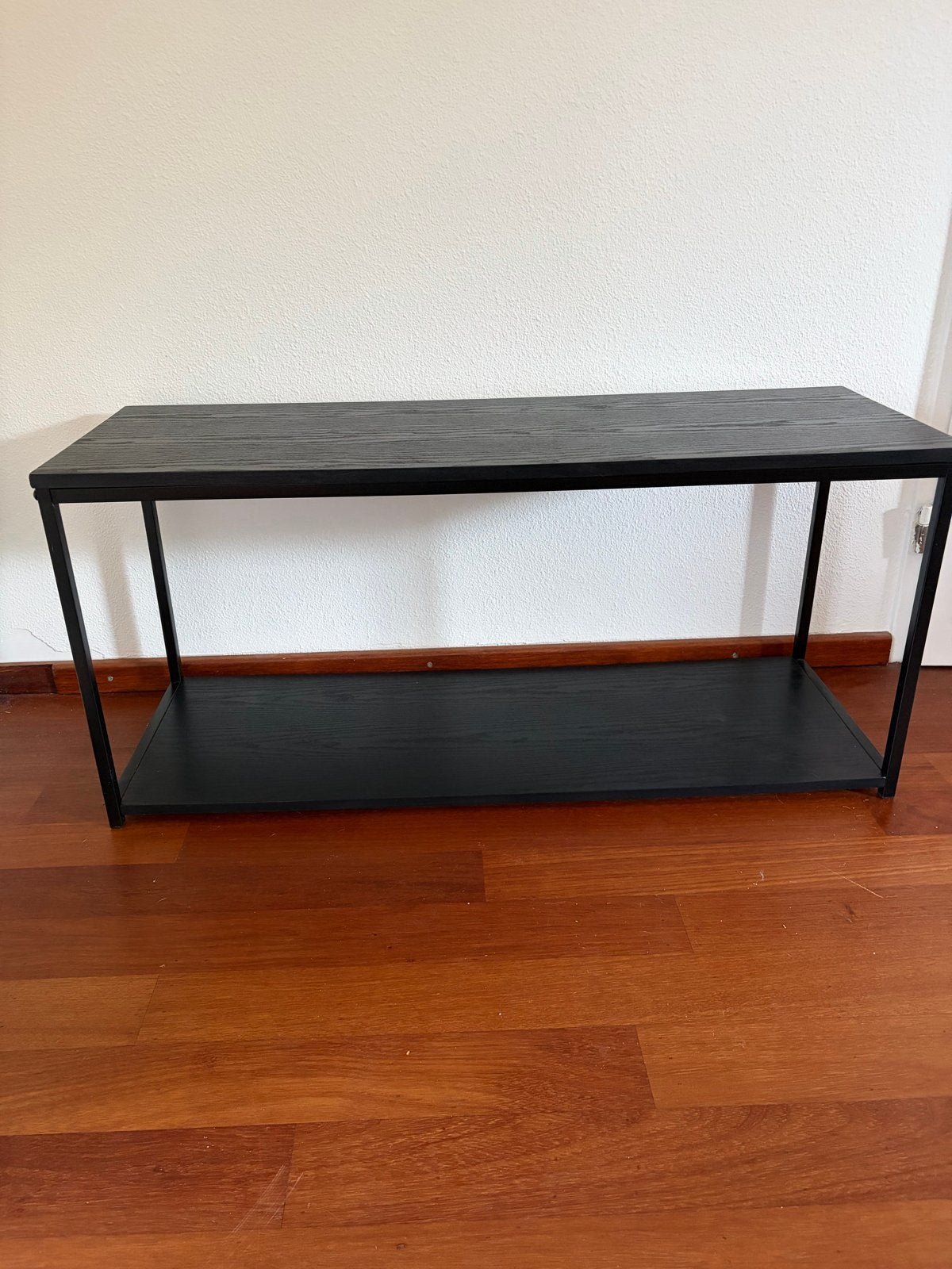 Zwart TV-meubel / Bijzettafel - 100x36x45 cm, Ophalen, 50 tot 100 cm, Zo goed als nieuw, Minder dan 100 cm