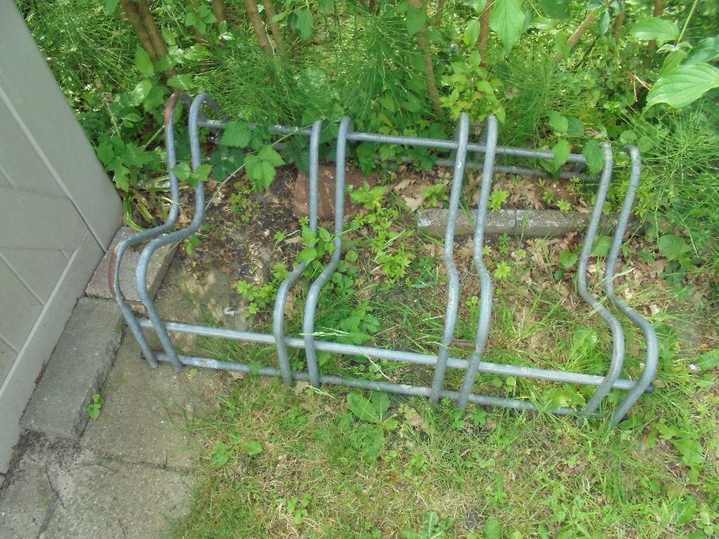 fietsenrek, Fietsen en Brommers, Ophalen, Gebruikt