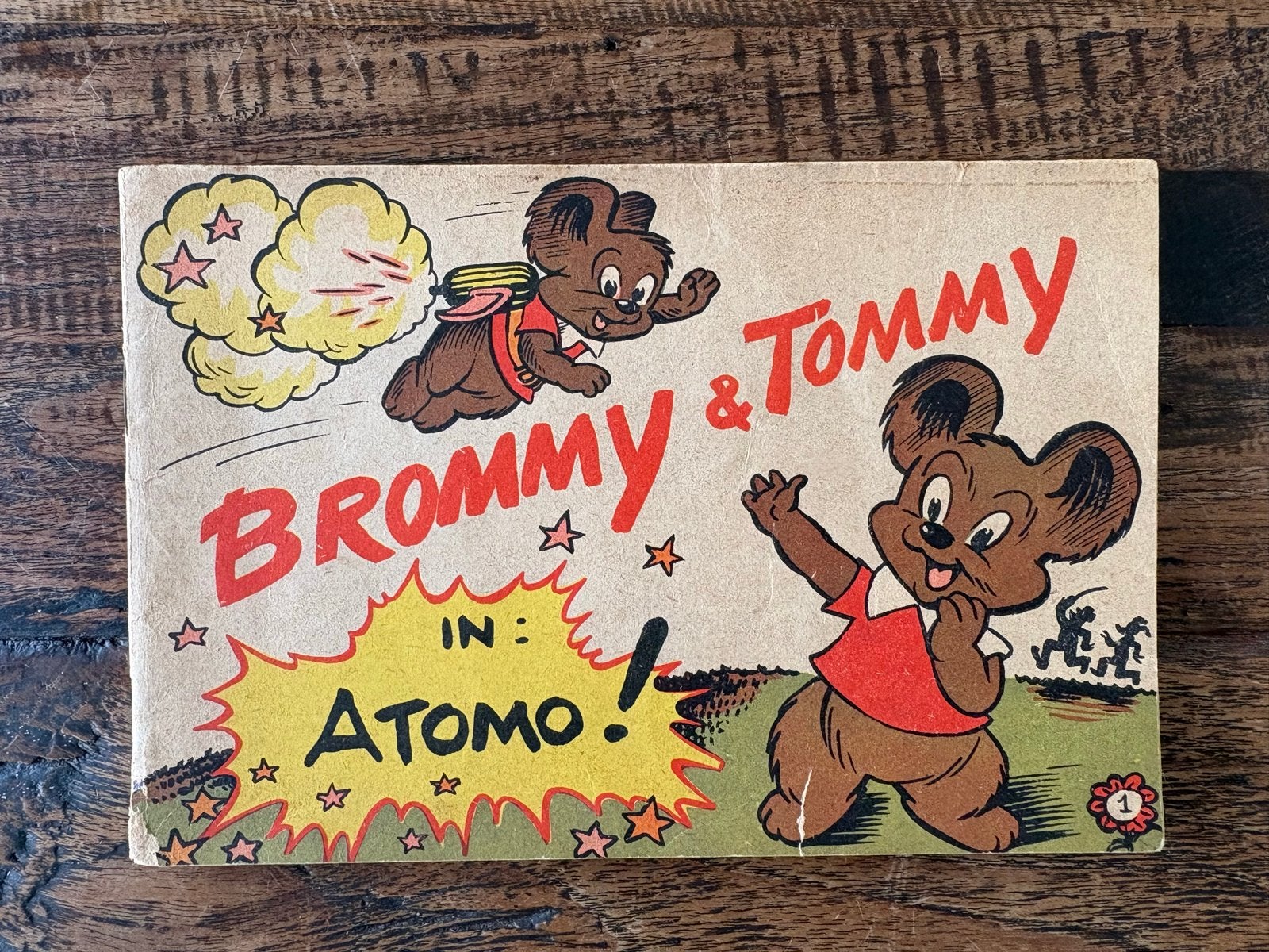 Brommy & Tommy in Atomo! - Parool stripboek 1959, Eén stripboek, Ophalen of Verzenden, Gelezen