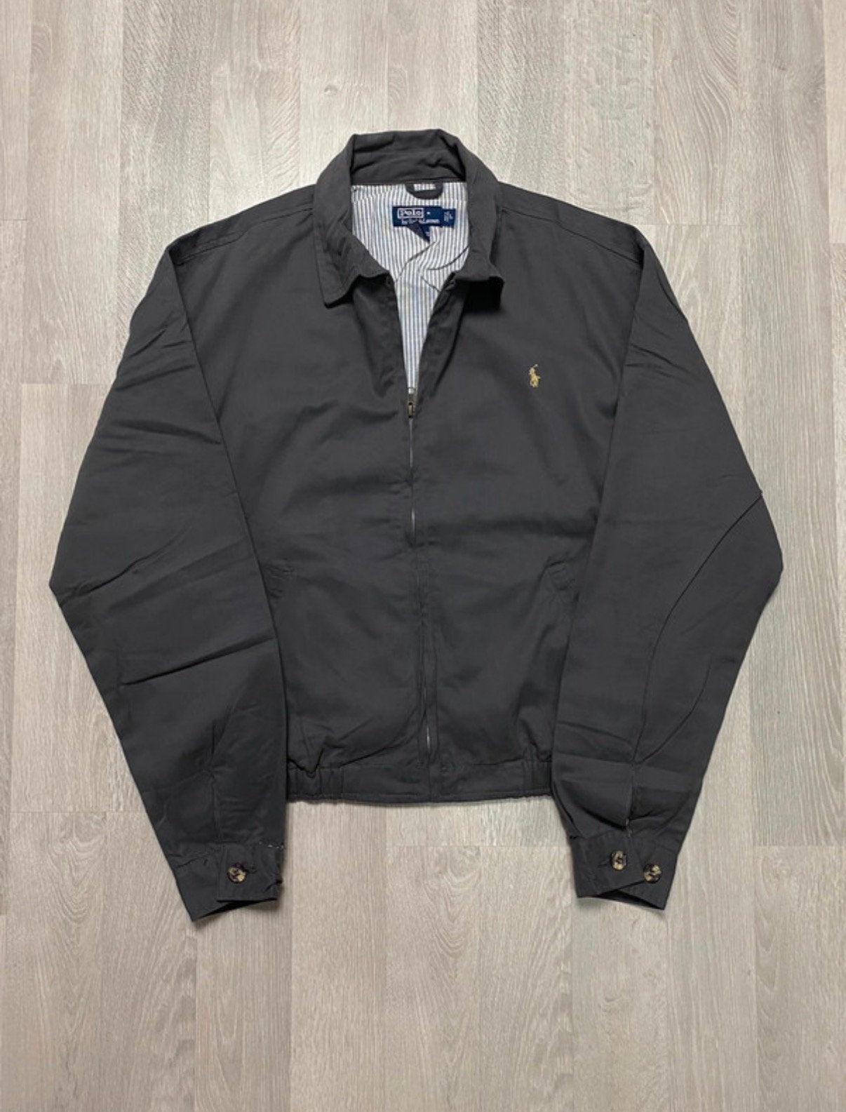 Ralph Lauren Harrington Jas L, Ophalen of Verzenden, Zo goed als nieuw, Maat 48/50 (M), Grijs