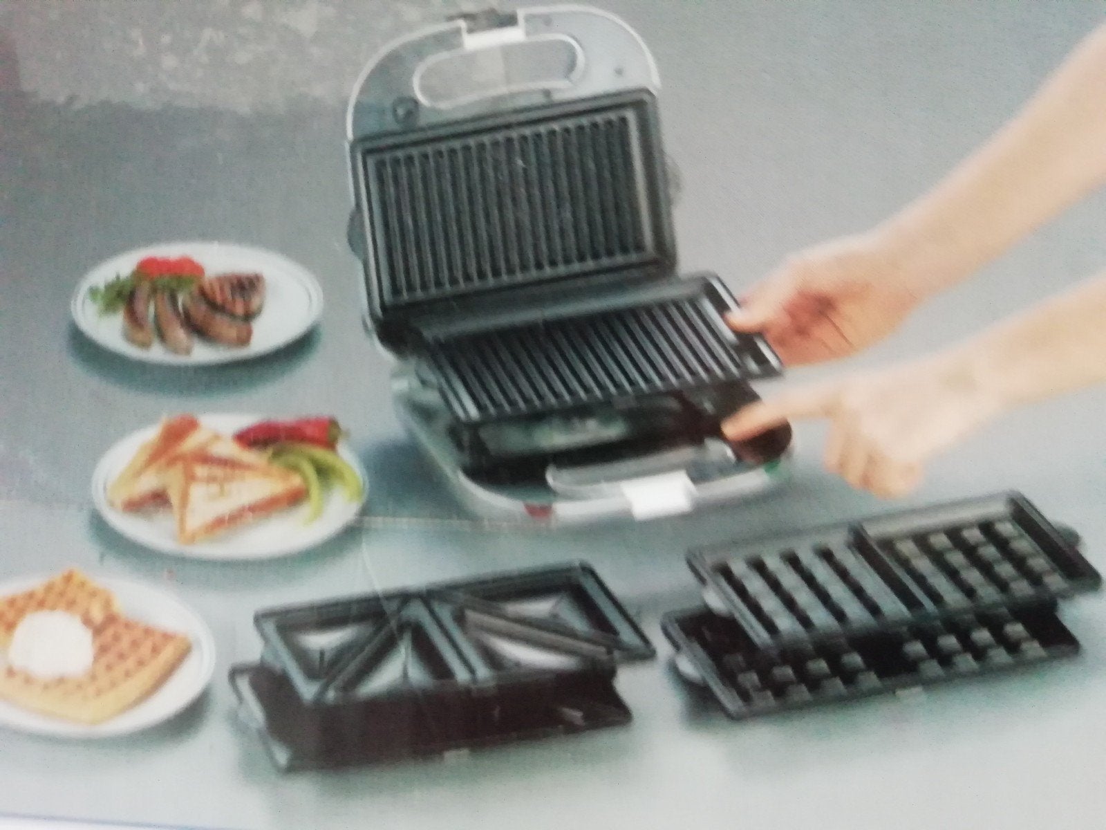 Tostie, Grill,Wafel apparaat, Ophalen of Verzenden, Zo goed als nieuw