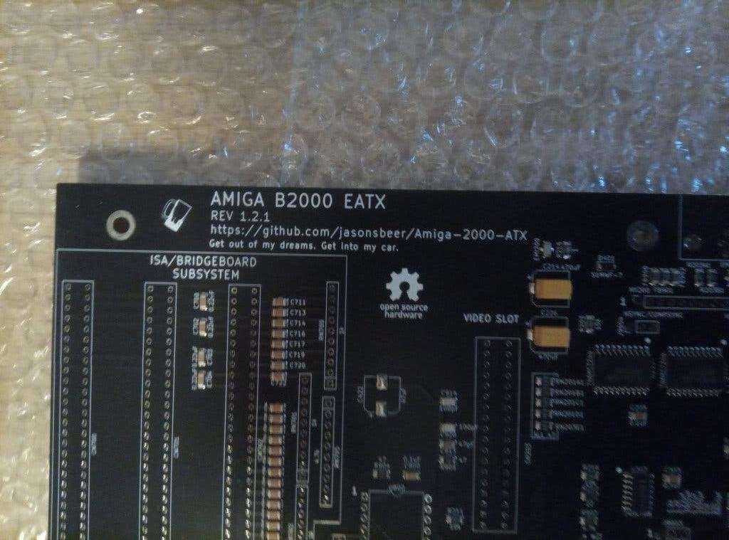 Amiga B2000 EATX moederbord met meeste componenten geplaatst, Ophalen of Verzenden, Amiga
