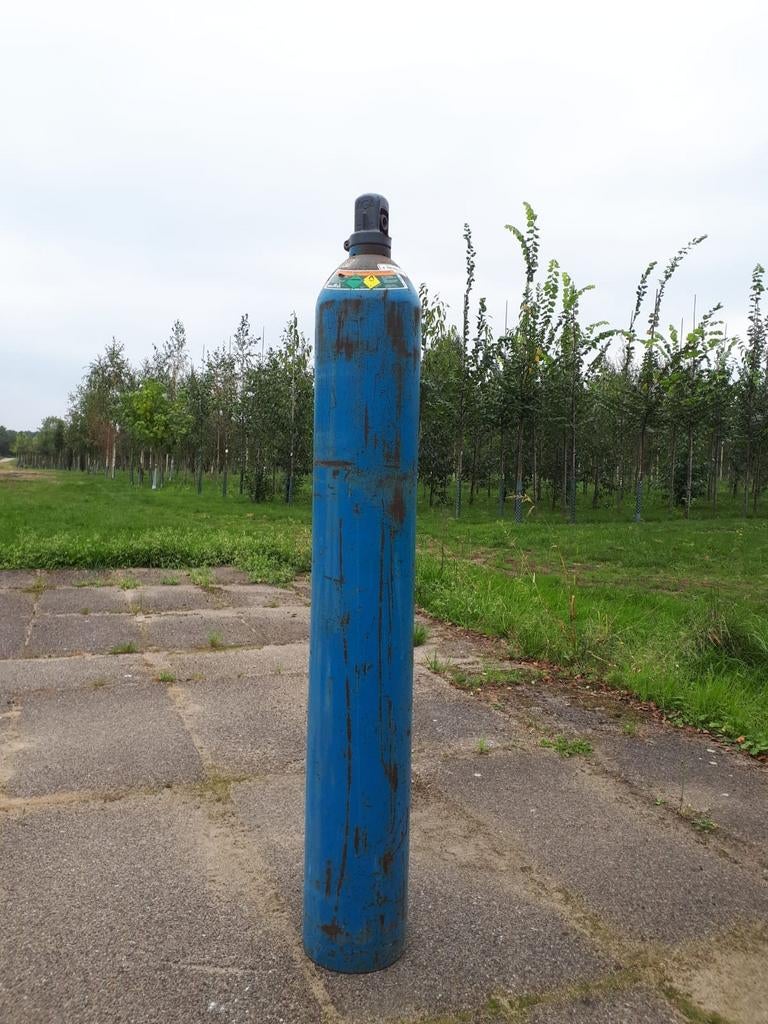 Zuurstoffles 200/300 bar - 1,5 meter, Doe-het-zelf en Verbouw, 100 liter of meer, Ophalen, Gebruikt