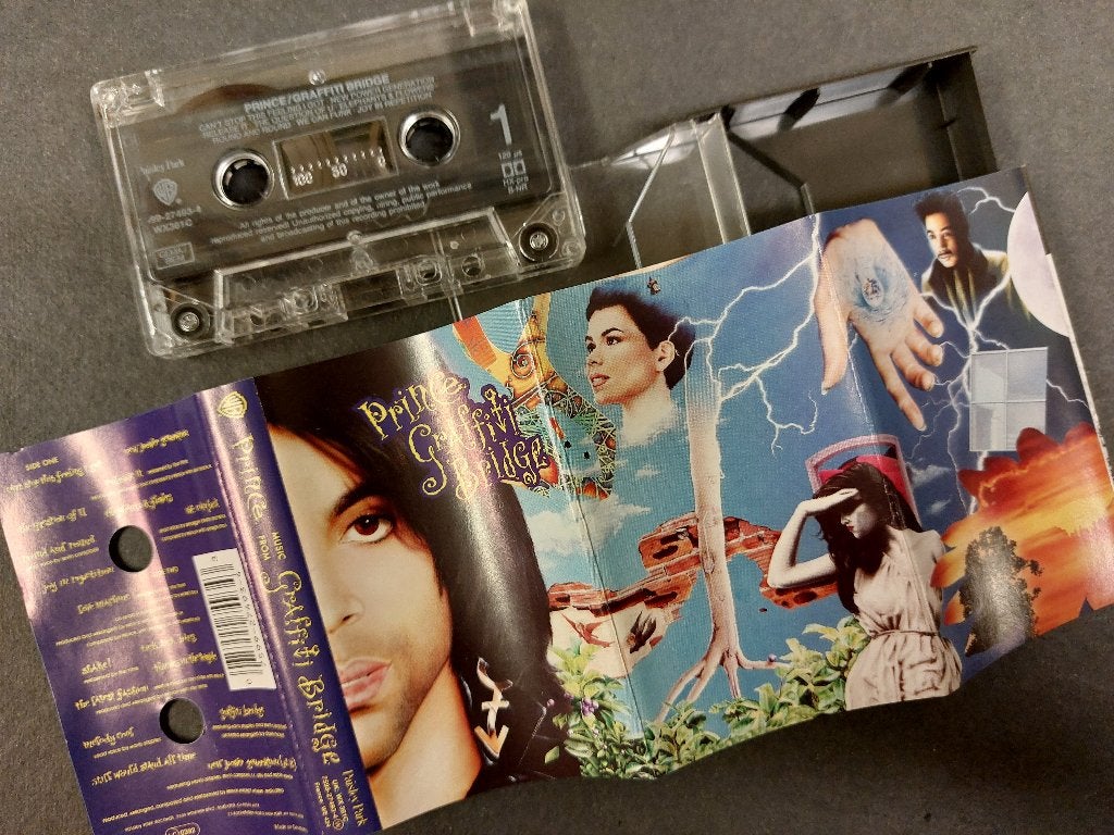 Prince CASSETTE Graffiti Bridge Germany, Cd's en Dvd's, Gebruikt, 1 bandje, Ophalen of Verzenden, NvT
