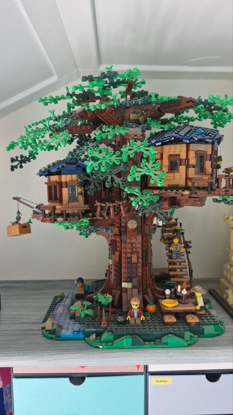 Lego Ideas 21318 Boomhut met verlichting en roze bloesem, Lego, Ophalen of Verzenden, Complete set, Compleet