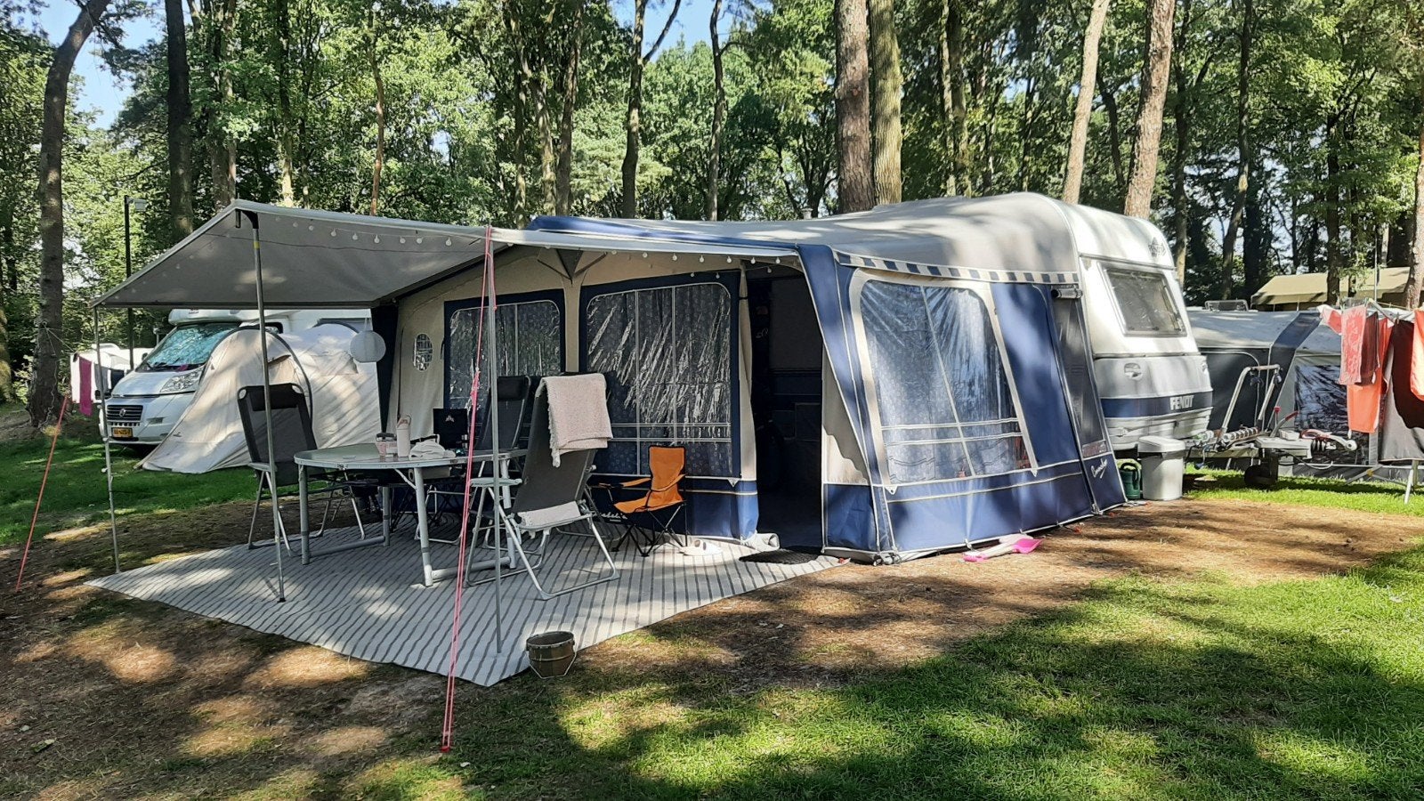 Fendt Saphir 470 bj. 2004 + Isabella voortent+luifel+mover, Caravans en Kamperen, Caravans, Rondzit, Particulier, Tot en met 4
