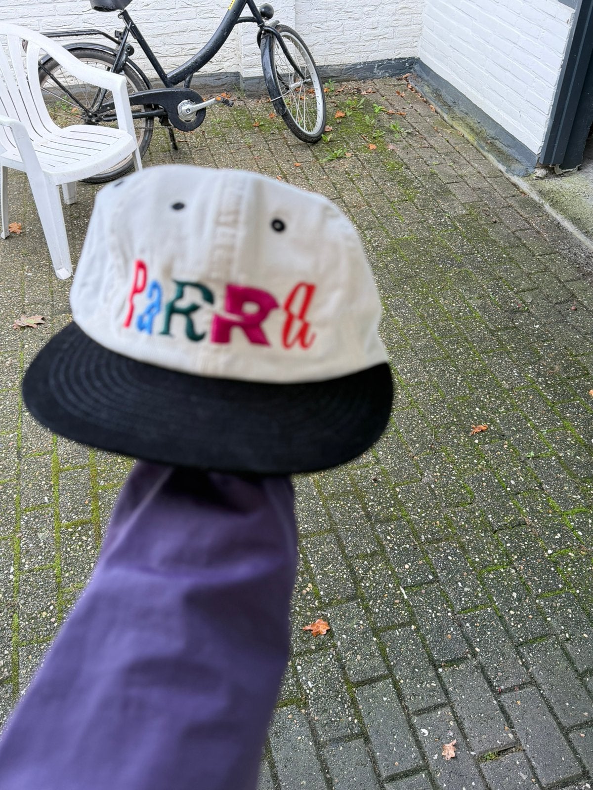 By Parra Error logo 6 panel cap, Ophalen of Verzenden, Zo goed als nieuw