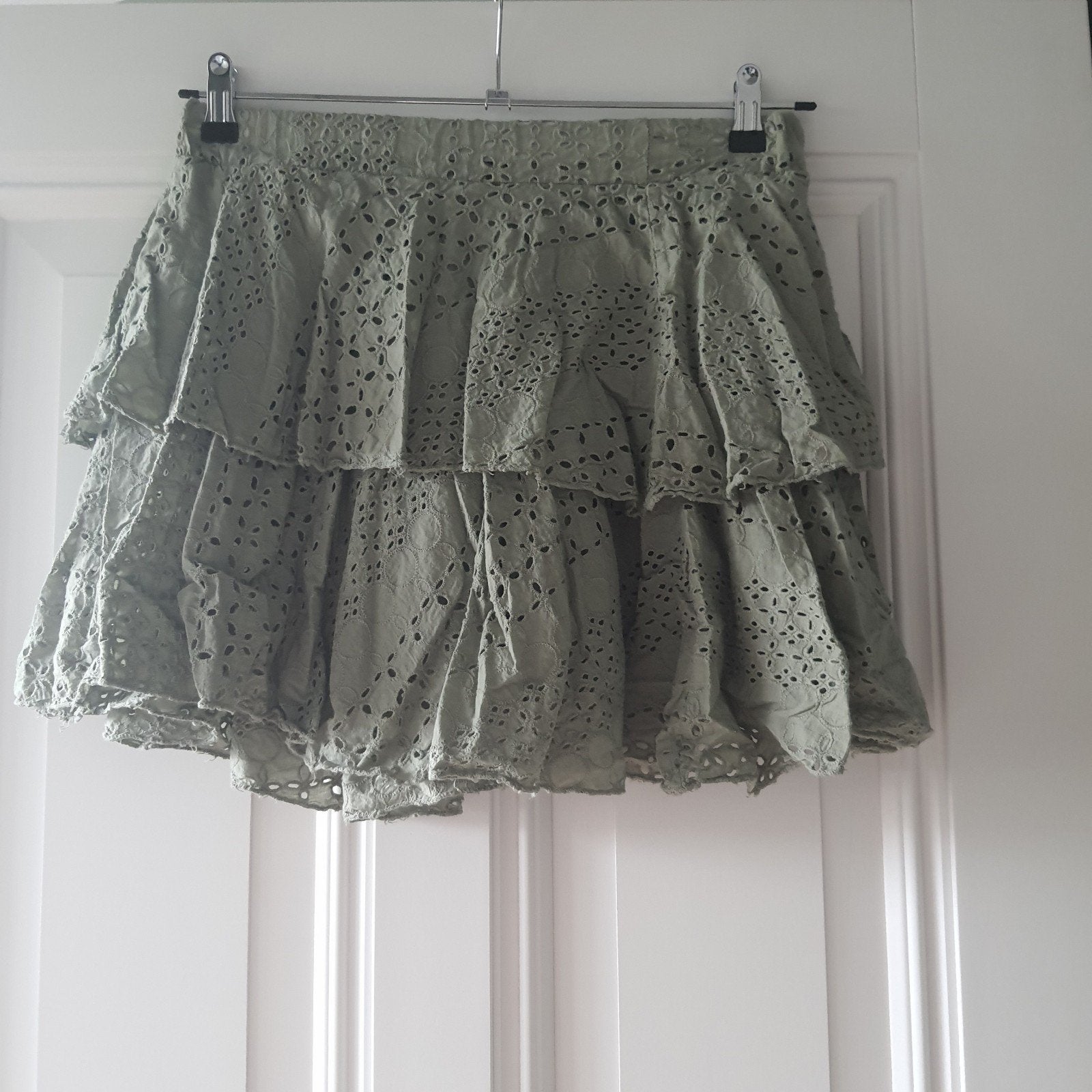 nieuw rokje one size mooiste met een S of M, Ophalen, Nieuw, Groen, Boven de knie