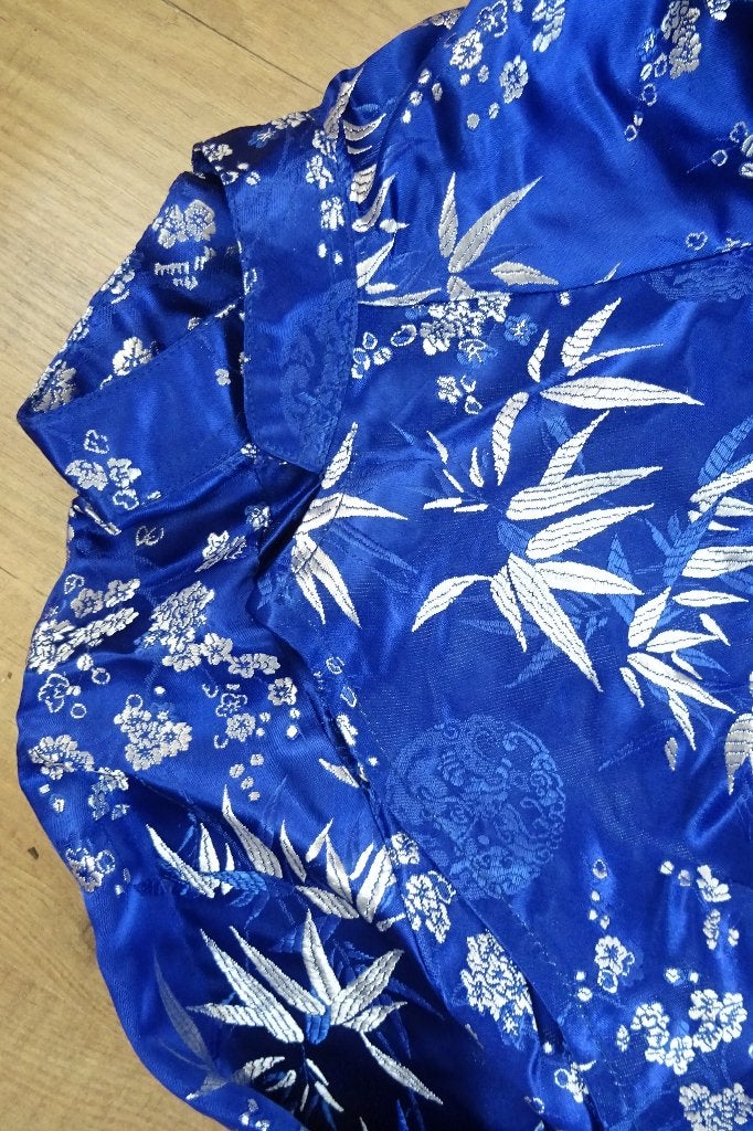 Japanse jurk blauw maat 140-146, Ophalen, Carnaval, Maat 46/48 (XL) of groter, Zo goed als nieuw