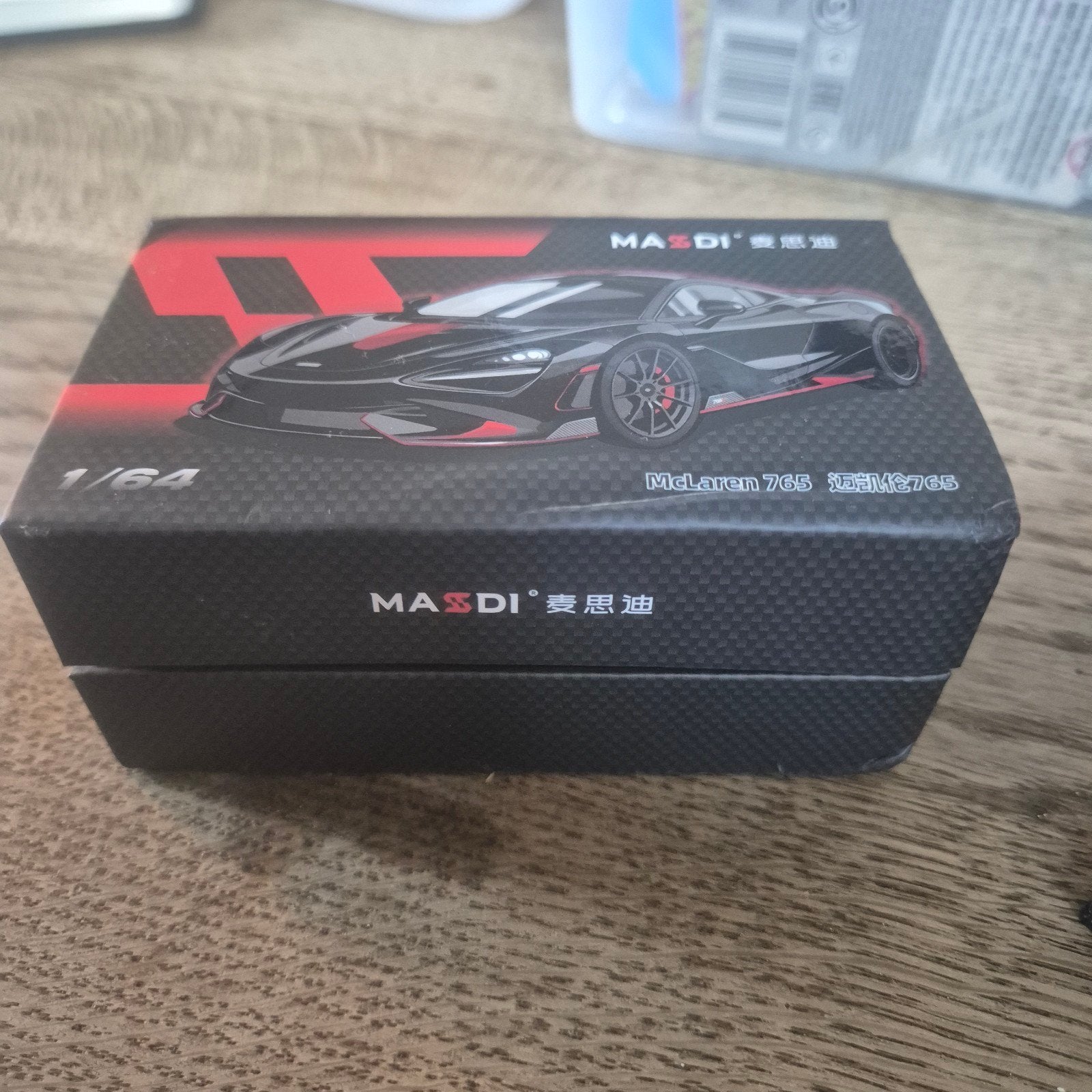 Mooie McLaren 765LT van Massdi (1/64) - Nieuwstaat, Verzenden, Zo goed als nieuw, Auto