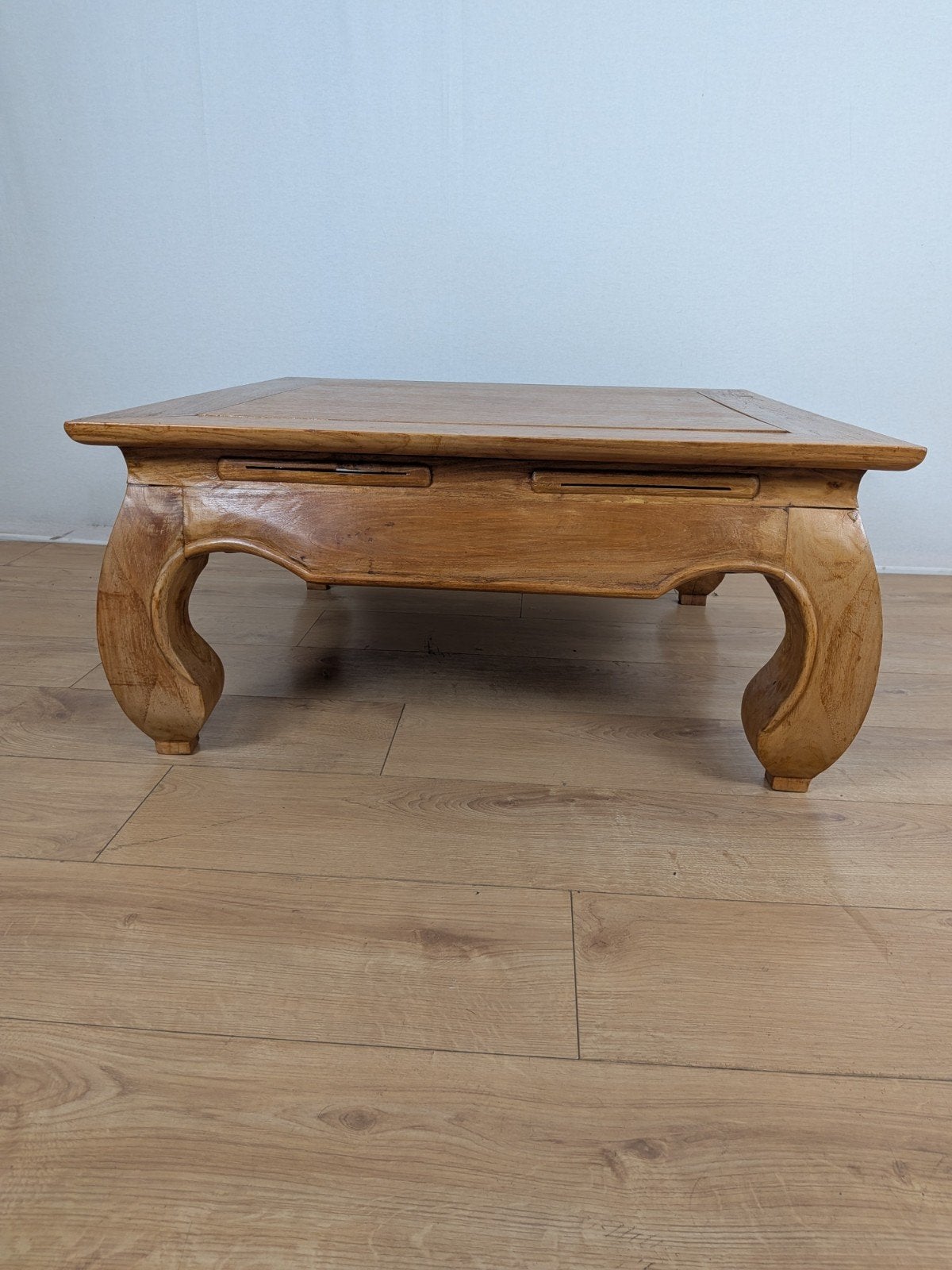 Massief Houten Salontafel | Aziatische Stijl | Vierkant | 79, Gebruikt, 50 tot 100 cm, Vierkant, Nvt