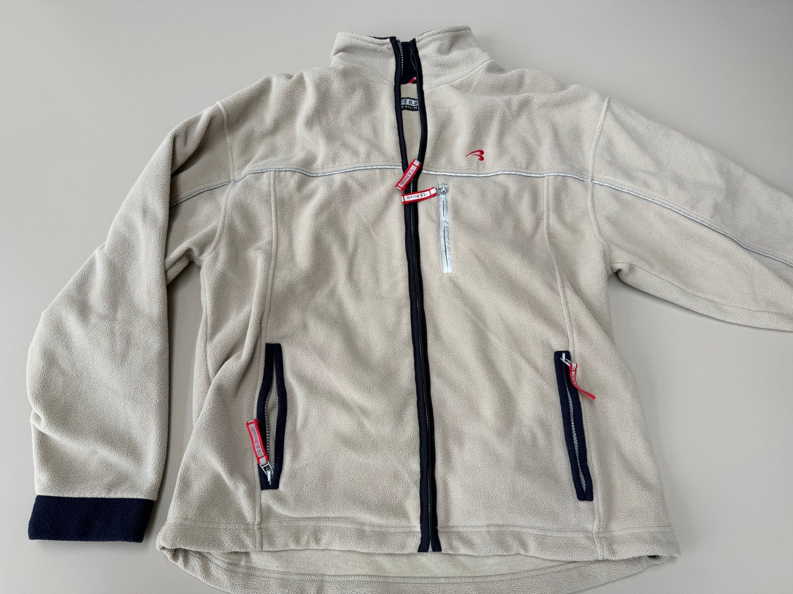 B. Bocelli Fleece Jas Maat L, Ophalen of Verzenden, Gedragen, Maat 52/54 (L), Beige