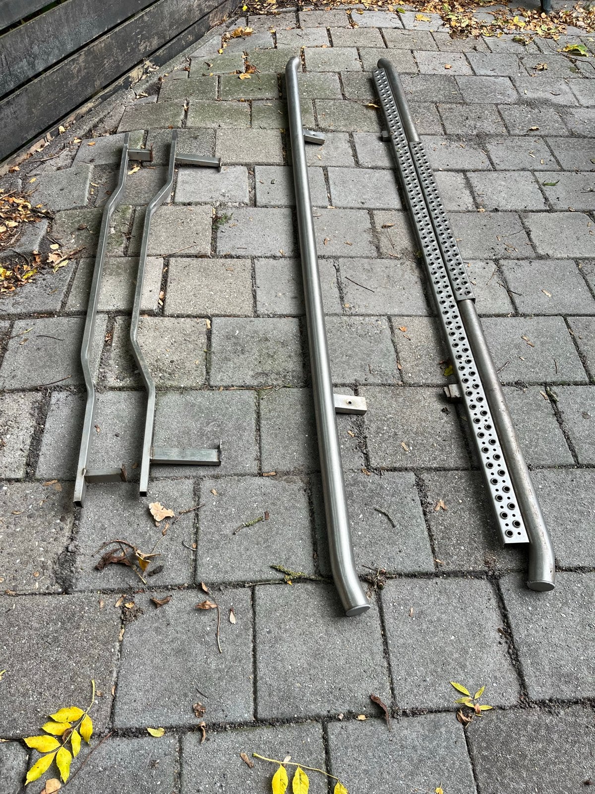 RVS Sidebars met montageframe voor Opel Vivaro L2 H1, Ophalen, Gebruikt