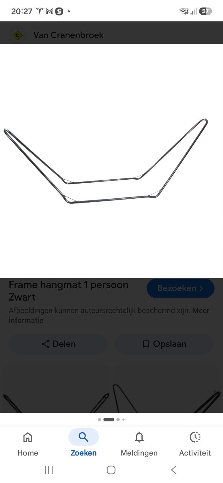Hangmat met frame, Ophalen, Nieuw