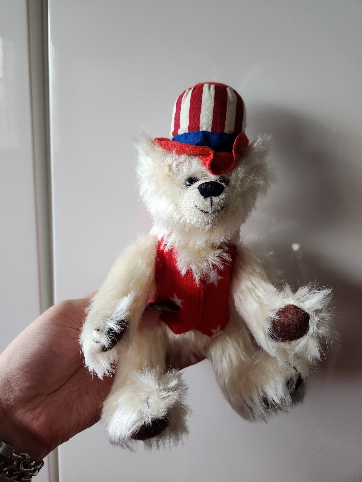 Ty Attic Treasure Collection Teddybeer Uncle Sam ophalen, Verzamelen, Ophalen, Zo goed als nieuw, Overige typen