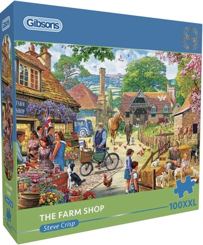 Gibsons - The Farm Shop - 100XXL stukjes, Ophalen of Verzenden, Minder dan 500 stukjes, Nieuw, Legpuzzel