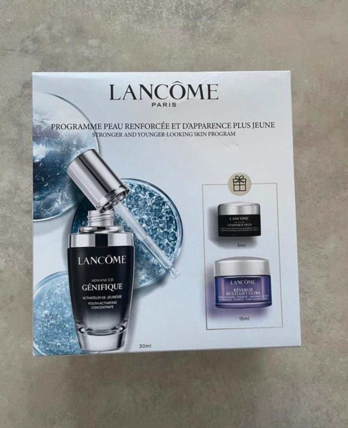 Lancôme advanced genifique 30ml, genifique yeux & multi lift, Sieraden, Tassen en Uiterlijk, Uiterlijk | Gezichtsverzorging, Ophalen of Verzenden