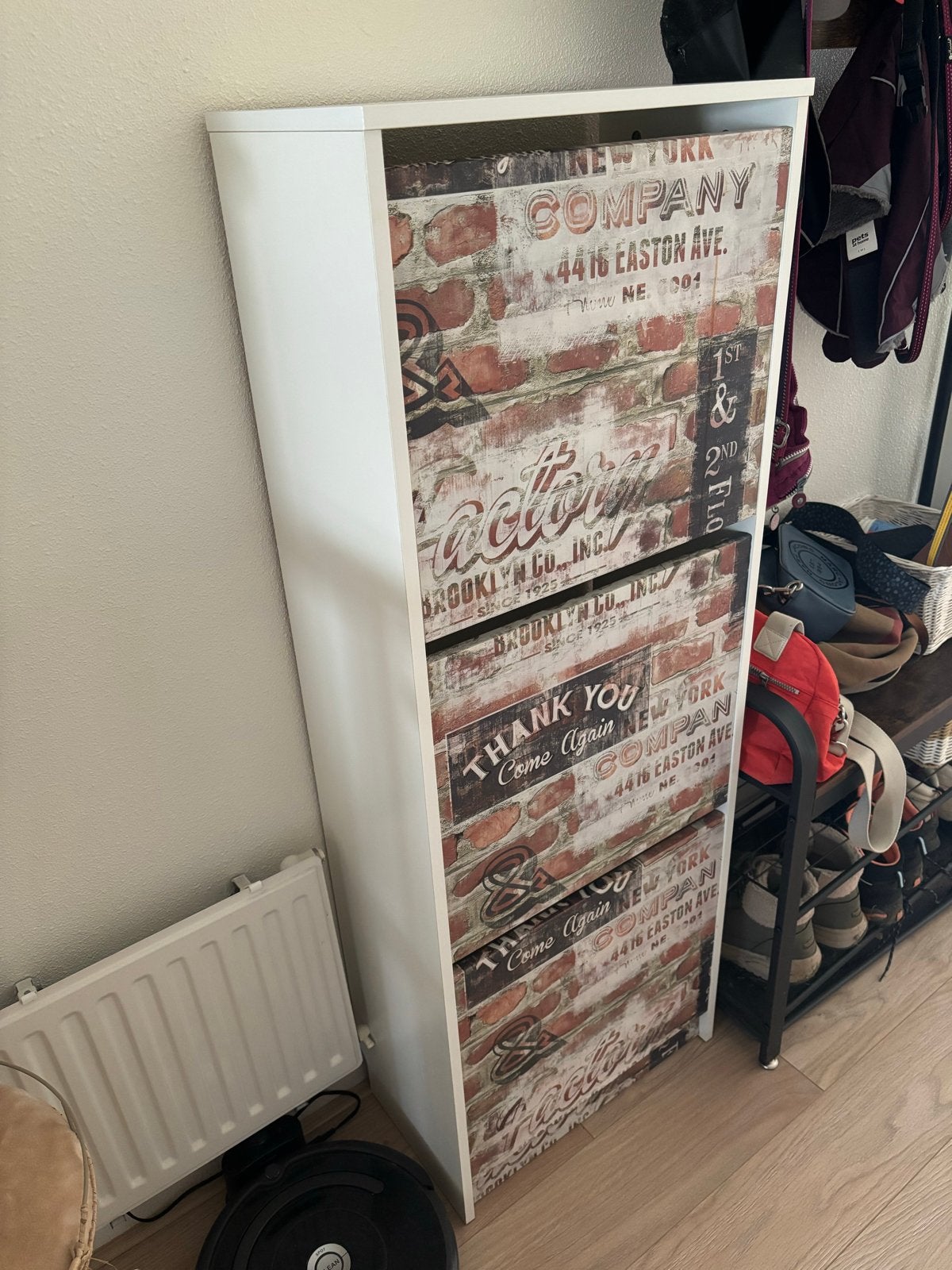 2x IKEA schoenenrek, gepersonaliseerd, z.g.a.n., Ophalen, Zo goed als nieuw