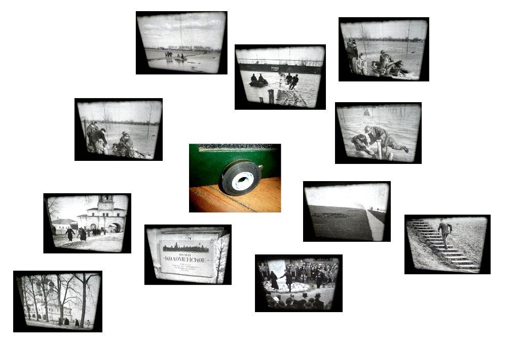 16mm film journaal 1945-1946 dijkdoorbraak - lot van Dld. -, Ophalen of Verzenden, 16mm film