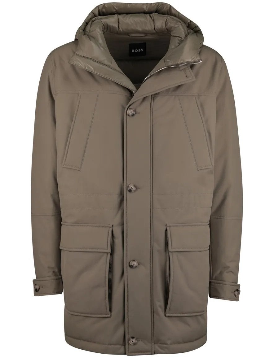 BOSS Black winterjas H-Detoni bruin 3xl / 58, Ophalen of Verzenden, Zo goed als nieuw, Overige maten, Bruin