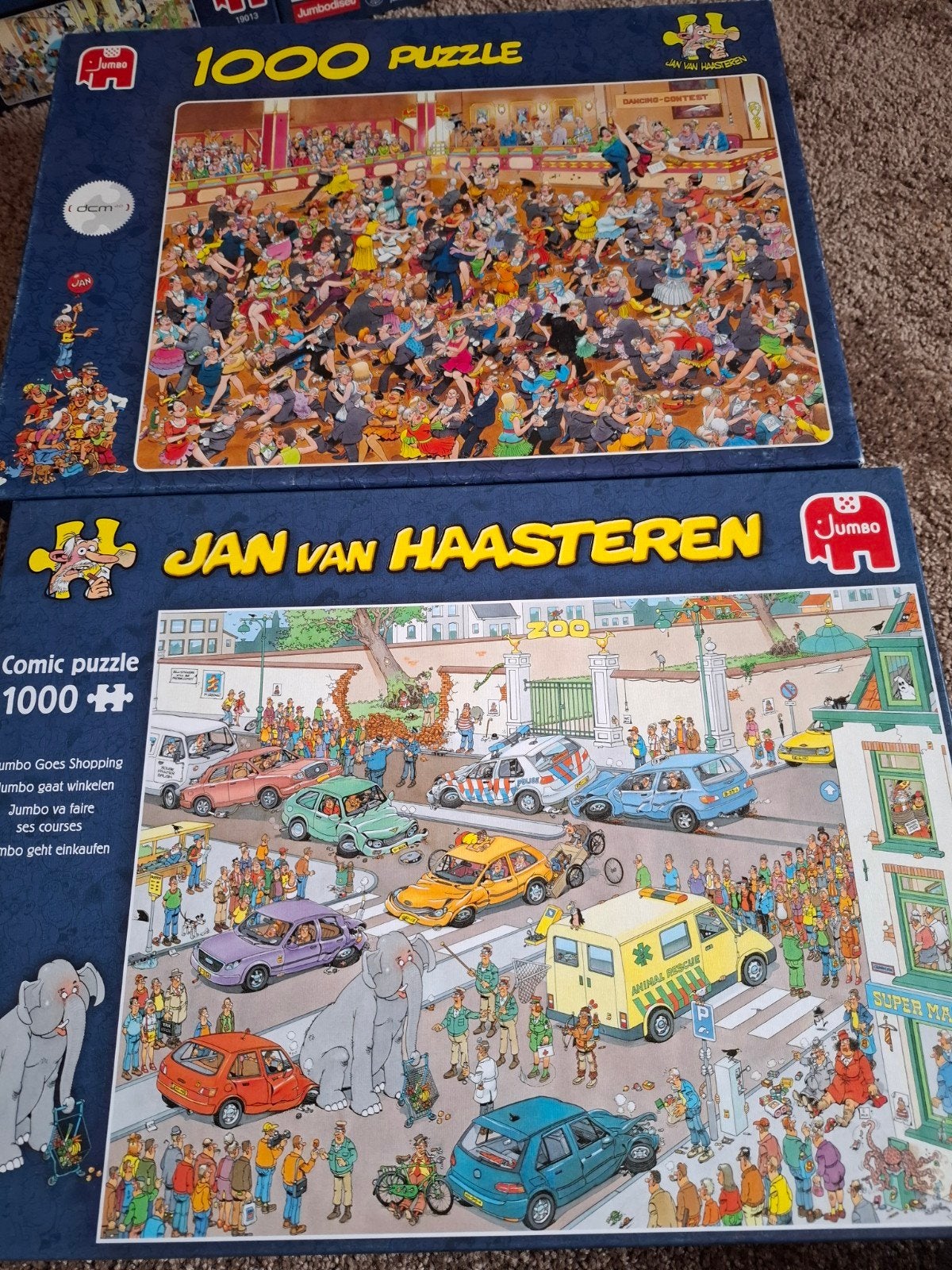 jan van haasteren, Ophalen, 500 t/m 1500 stukjes, Zo goed als nieuw