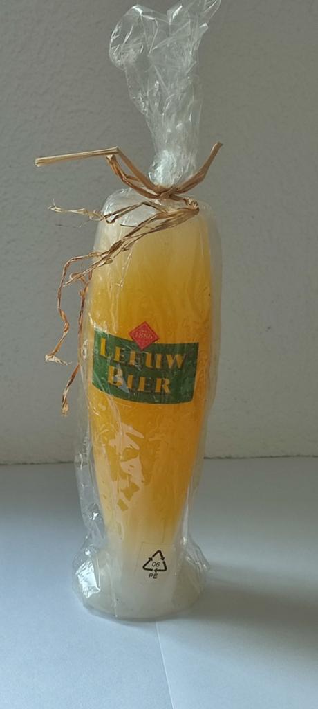 Leeuw bier kaars, Ophalen of Verzenden, Zo goed als nieuw, Leeuw