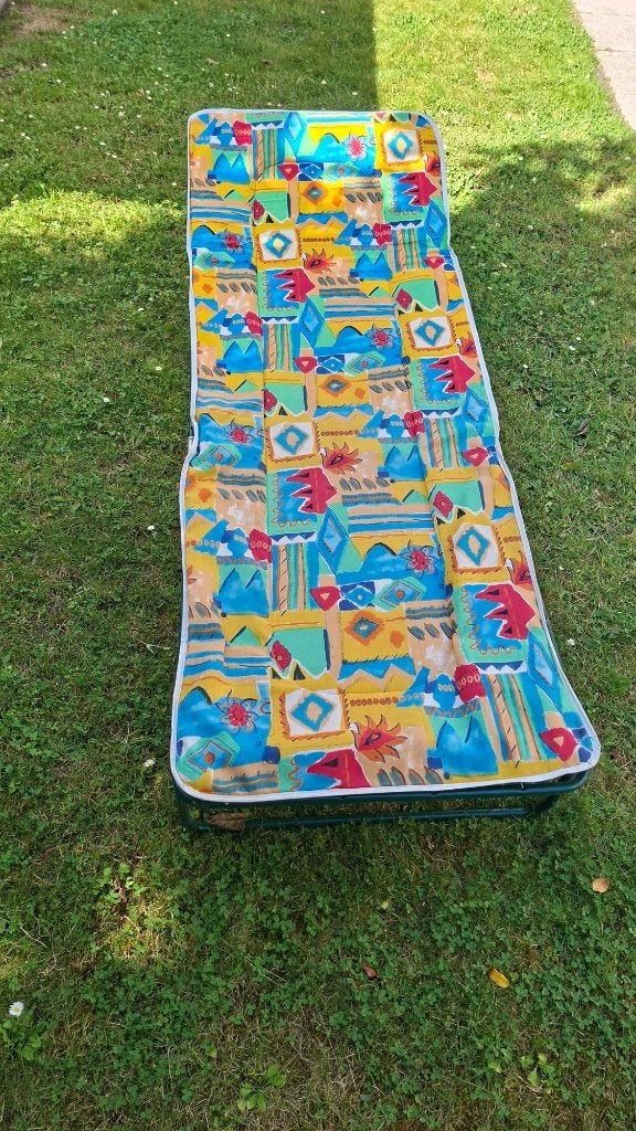 veldbed inklapbaar, Tuin en Terras, Ophalen, Nieuw, Aluminium, Verstelbaar