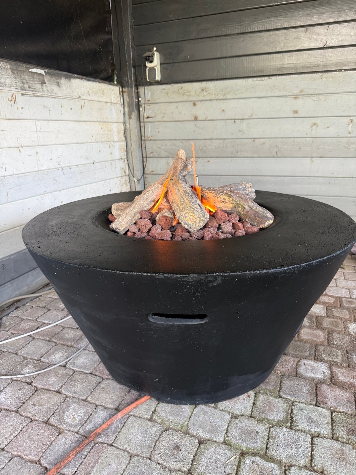 Happy Cocooning Vuurtafel met BBQ-functie en gasfles, Ophalen, Gebruikt, Vuurkorf
