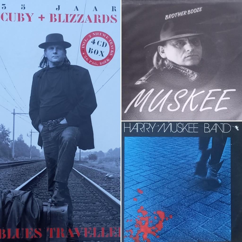 3 x Harry Muskee / Cuby + Blizzards, Ophalen of Verzenden, 1960 tot 1980, Zo goed als nieuw, Blues