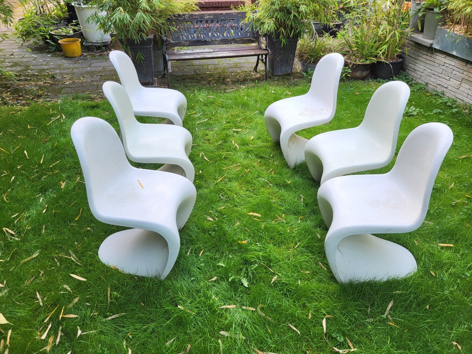 vitra panton stoelen namaak, Ophalen, Gebruikt