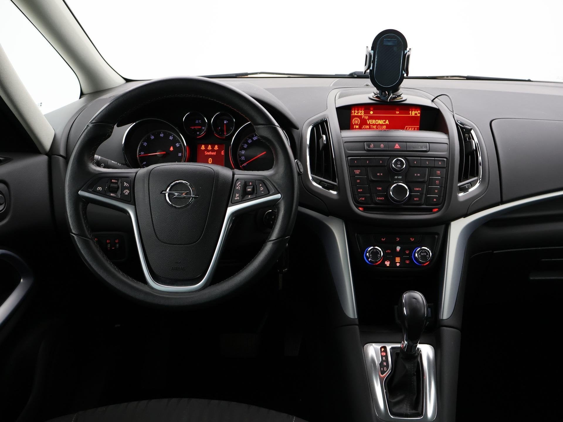 Opel Zafira Tourer 1.4 140 PK COSMO AUT. *82.601 KM!* + XENO, Auto's, Euro 5, Stof, Gebruikt, 4 cilinders