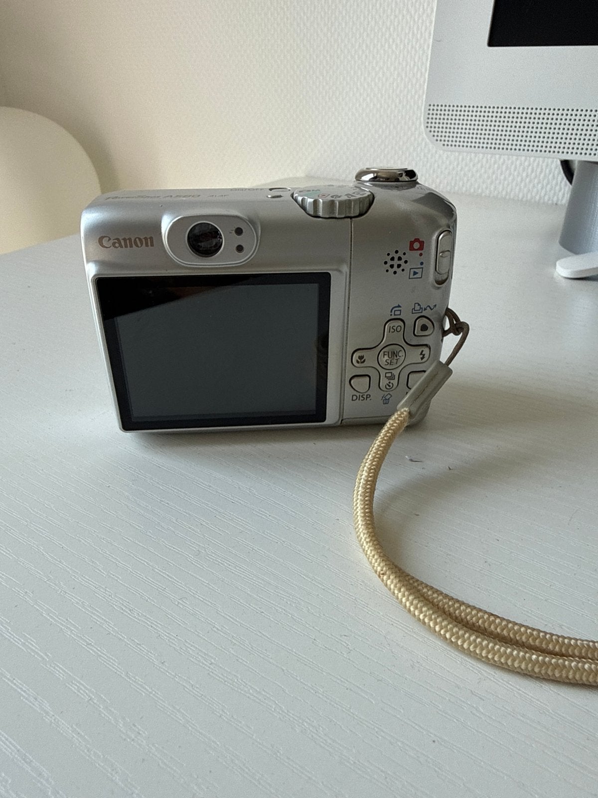 Canon PowerShot A580 Compactcamera - Zilver, Ingebouwde flitser, Gebruikt, Canon, Ophalen of Verzenden