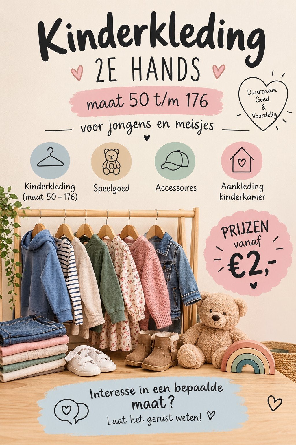 Tweedehands kinderkleding voor jongens & meisjes!, Ophalen of Verzenden, Zo goed als nieuw