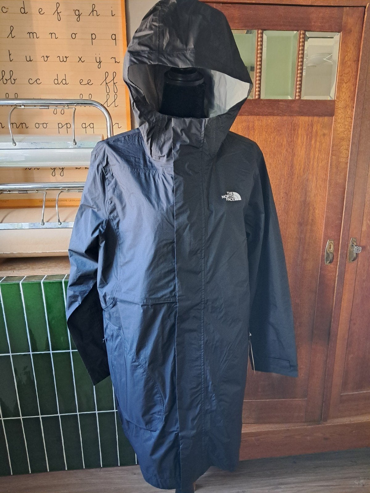 Nieuw the north face regenjas, windjack zwart, parka maat:XL, Ophalen of Verzenden, Nieuw, Regenjas, Dames