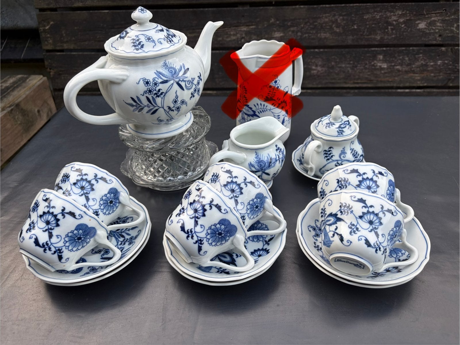 Blue Danube Japans thee servies:, Ophalen