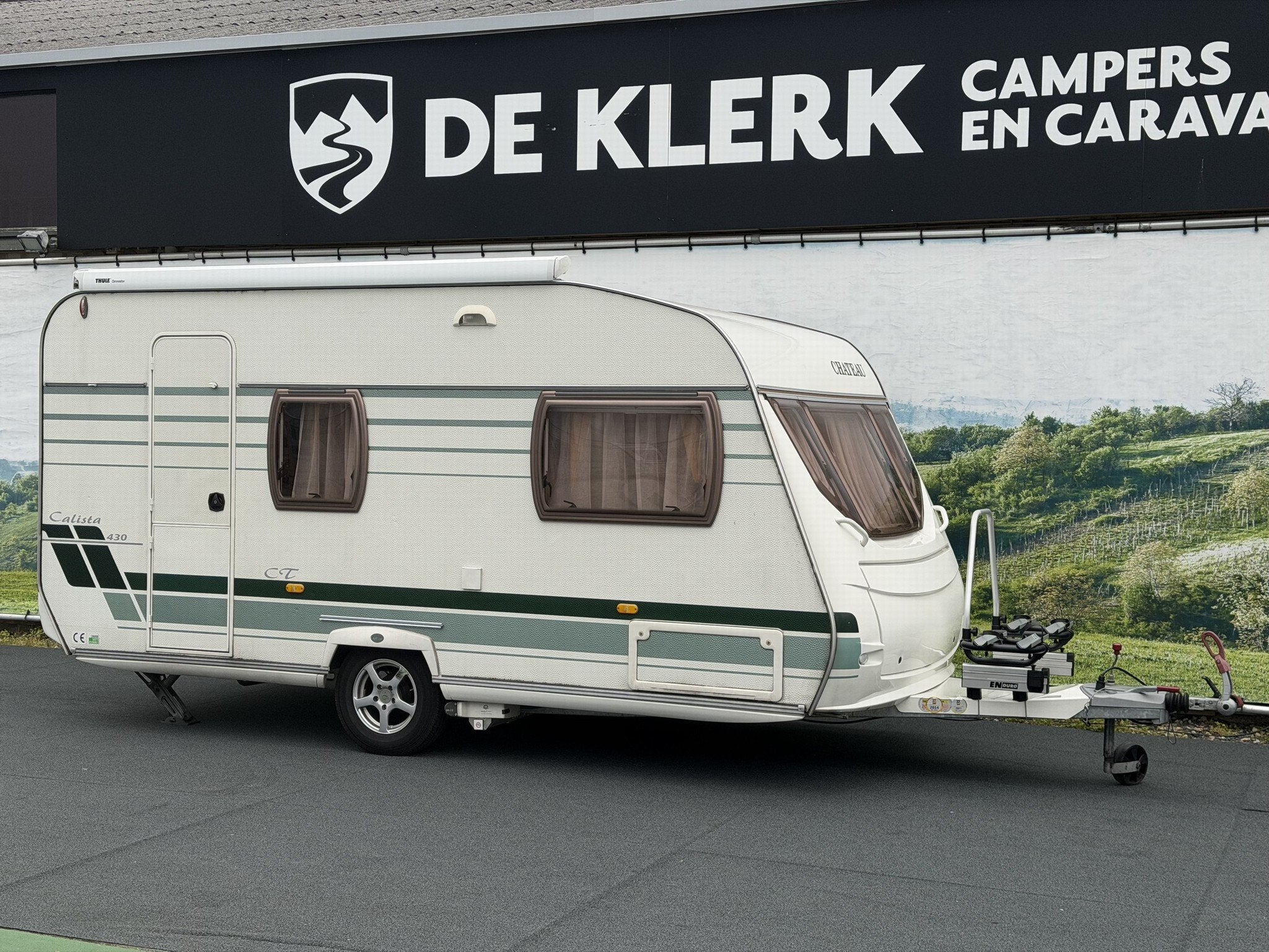 Chateau CALISTA 430 (bj 2004), Caravans en Kamperen, Caravans, Chateau, Openslaande ramen, Bedrijf, 750 - 1000 kg