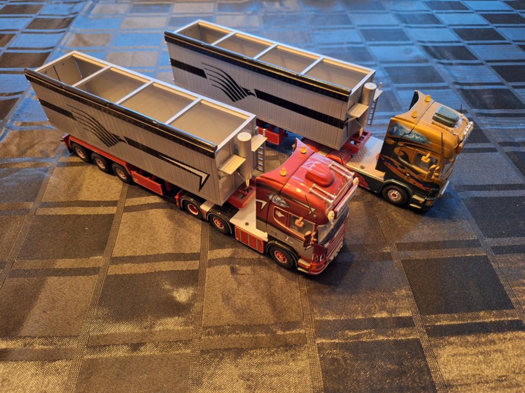 Tekno Wilma vd Werken en Dellemans (alleen als set), Hobby en Vrije tijd, Modelauto's | 1:50, Ophalen of Verzenden, Zo goed als nieuw