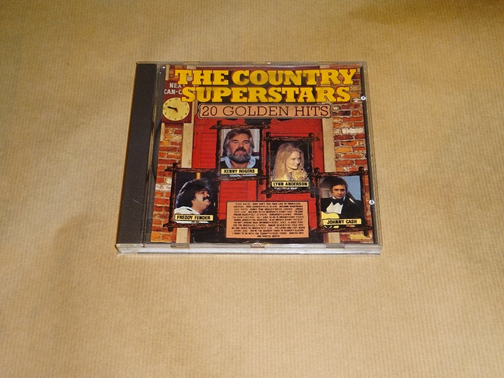CD The Country Superstars 20 Golden Hits, Ophalen of Verzenden, Zo goed als nieuw