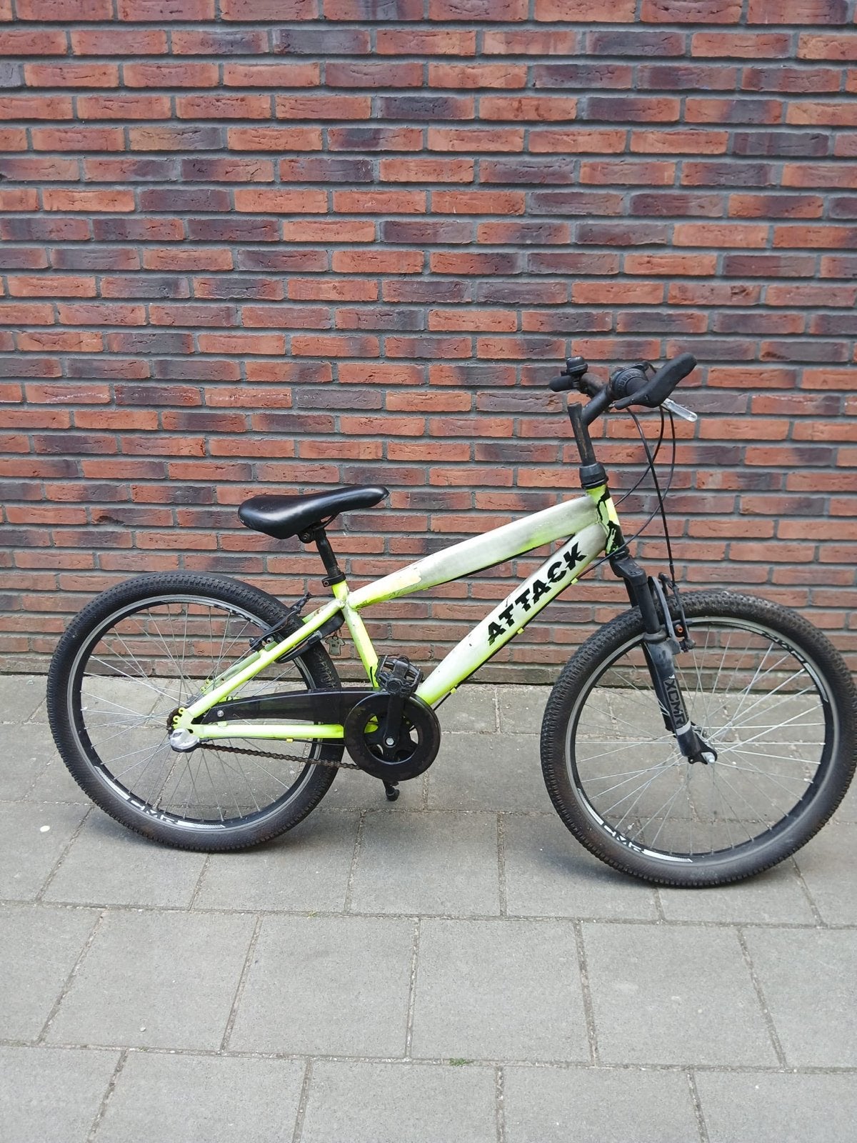 Attack kinderfiets 24 inch met versnellingen, Gebruikt, Velgrem, Versnellingen, Minder dan 49 cm