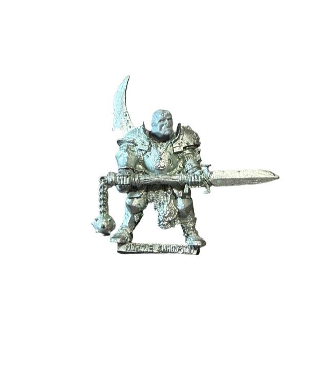 Warhammer Fantasy Old World Chaos Nurgle Champion, ., Warhammer, Ophalen of Verzenden, Zo goed als nieuw