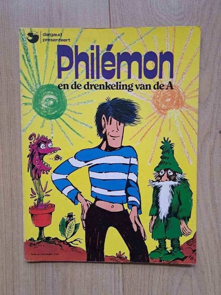 Philémon en de drenkeling van de A, Fred., Eén stripboek, Ophalen of Verzenden, Zo goed als nieuw