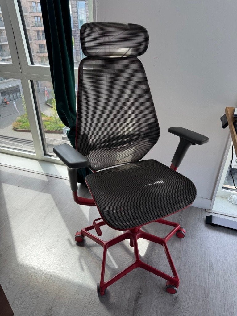 Gaming chair, Ophalen, Zwart, Zo goed als nieuw, Gaming bureaustoel