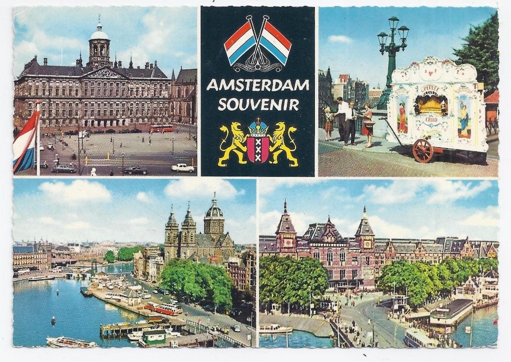 Amsterdam Gelopen Ansichtkaart ( B583, Ophalen of Verzenden, 1980 tot heden, Gelopen, Noord-Holland