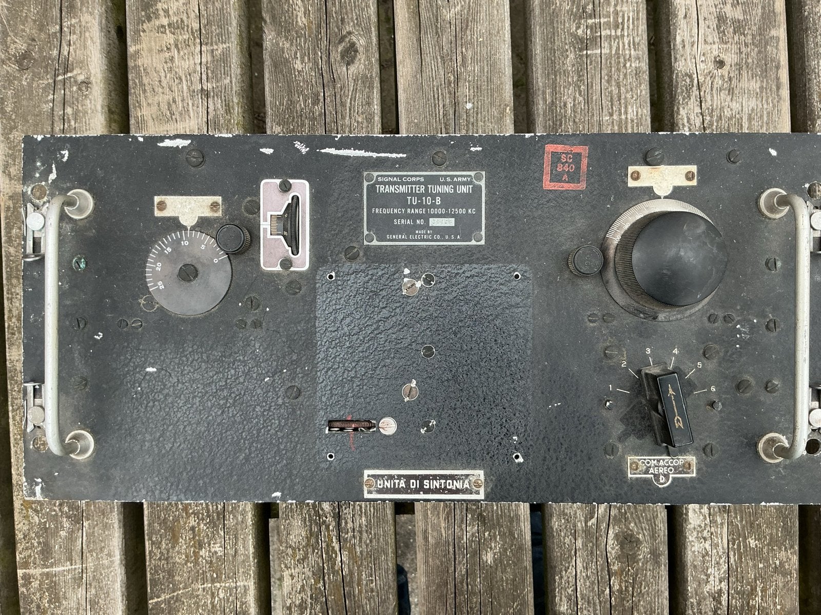 Tuning lade voor BC-191 en BC-357 frequentie 10-12.5 MHz, Ophalen of Verzenden, Gebruikt