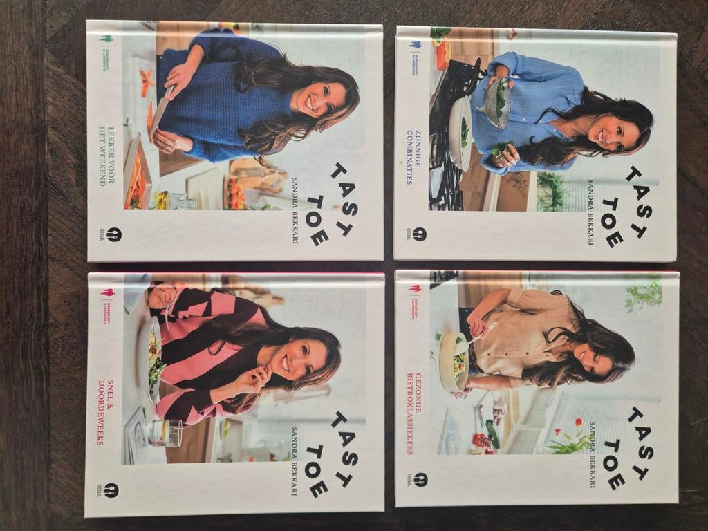 Kookboeken Sandra Bekkari - 4 stuks, Boeken, Ophalen of Verzenden, Zo goed als nieuw