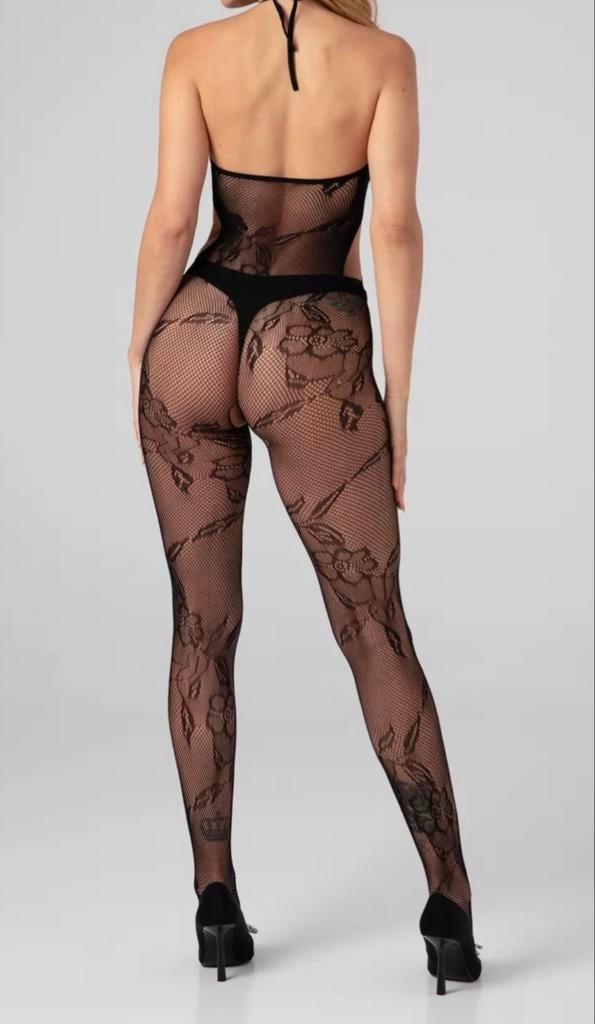 Catsuit lingerie open kruis - Christine le Duc - Nieuw, Kleding | Dames, Leggings, Maillots en Panty's, Verzenden, Nieuw, Zwart