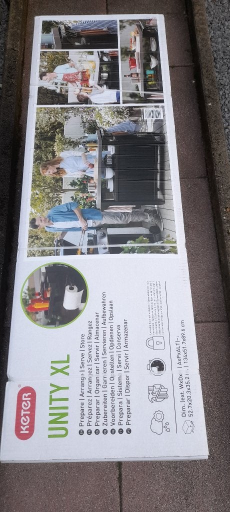 Unity XL Barbecue tafel Helemaal nieuw!, Ophalen, Nieuw, Rechthoekig, Kunststof