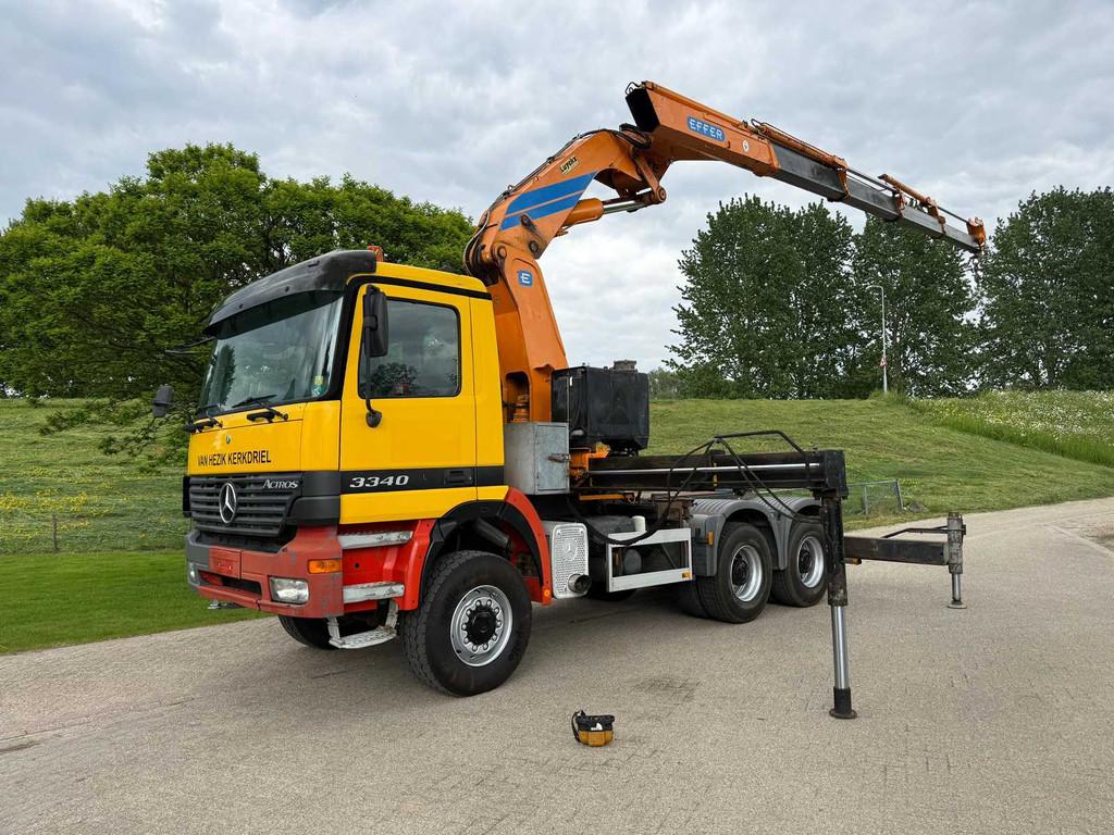 2001 Mercedes-Benz Actros 6X6 Vrachtwagen, Auto's, Vrachtwagens, Overige brandstoffen, Mercedes-Benz, Bedrijf, Te koop